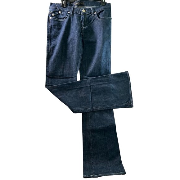 Rock & Republic Womens size 29 Dark Wash Denim Bootcut Jeans Size 8 - Picture 2 of 9